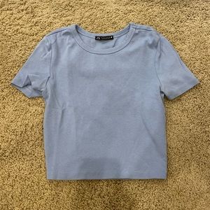 Zara baby tee in blue
